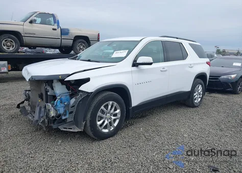 2019 Chevrolet Traverse 1Lt из США, поврежденный, VIN 1GNEVGKW7KJ238904